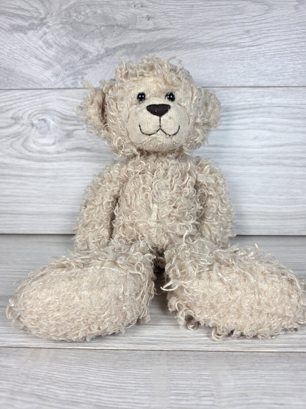 Vtg TY Classic Toasty The Bear Plush 12” Stuffed Animal Beanie TySilk SU7